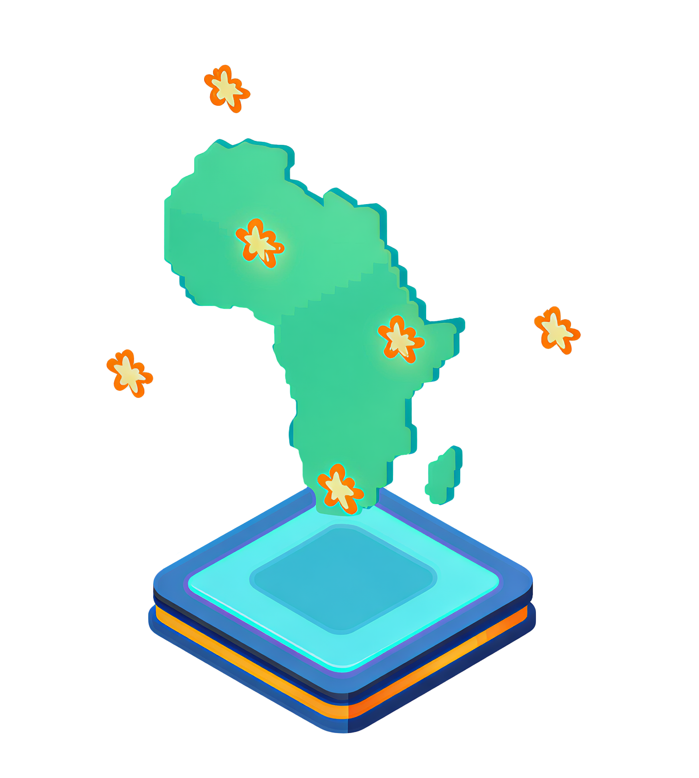 YA Tech - African Market Coverage Illustration